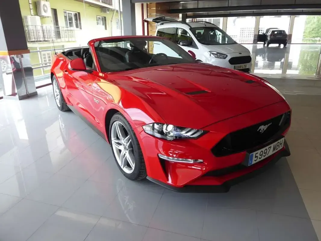 Usado Ford Mustang GT Convertible 450 CV (330 kW) 2022 Rojo Descapotable