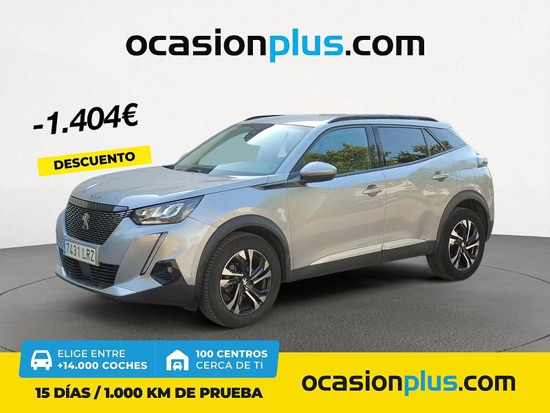 Gris Usado 2021 Peugeot 2008 Allure SUV | 15.450 € (Precio justo) - Imagen 1/4
