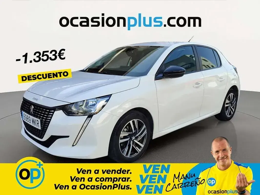 Usado Peugeot 208 Active 102 CV (75 kW) 2023 Blanco Utilitario