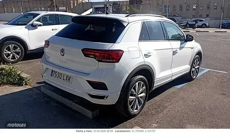 Usado VW T-Roc Advance 110 CV (80 kW) 2022 Blanco SUV