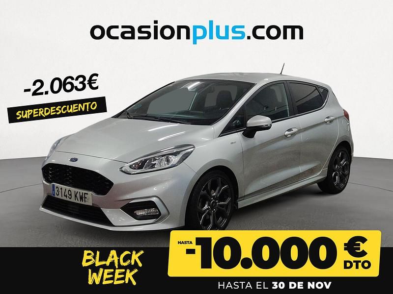 Gris Usado 2019 Ford Fiesta ST-Line Utilitario | 13.900 € (Un poco caro) - Imagen 1/4