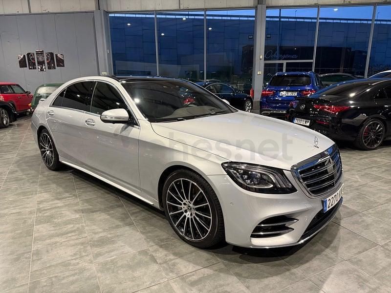 Usado Mercedes S350 286 CV (210 kW) 2019 Gris / plata Berlina