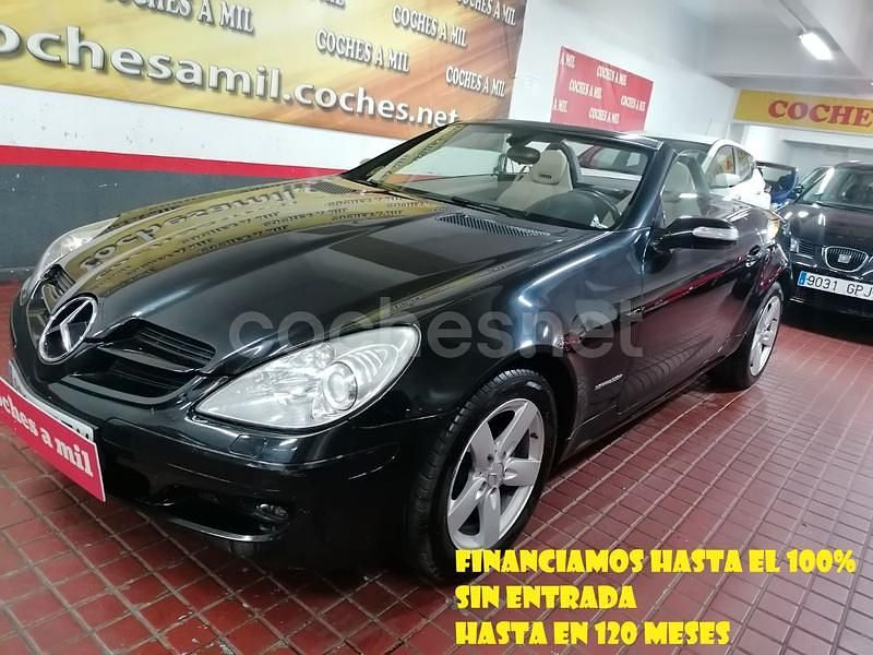 Negro Usado 2004 Mercedes SLK200 Descapotable | 12.900 € (Un poco caro) - Imagen 1/4