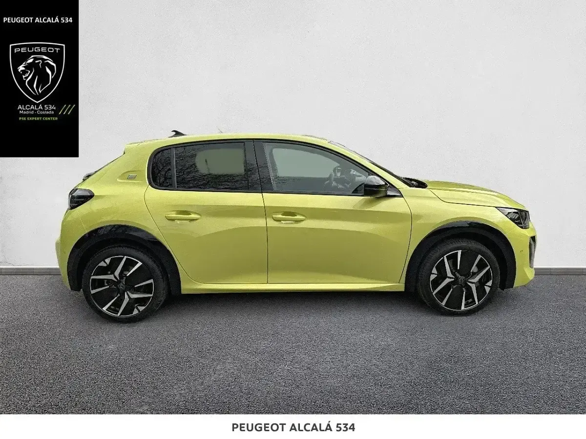 Nuevo Peugeot e-208 GT 114 kW (156 CV) 2026 Amarillo Utilitario