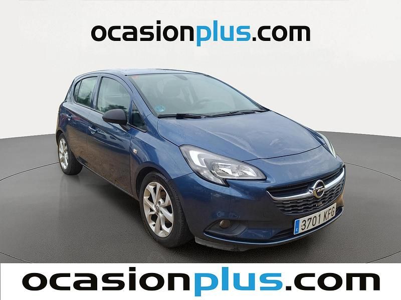 Usado Opel Corsa Selective 90 CV (66 kW) 2017 Azul Utilitario