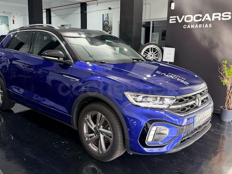 Usado VW T-Roc R-line 150 CV (110 kW) 2024 Azul SUV
