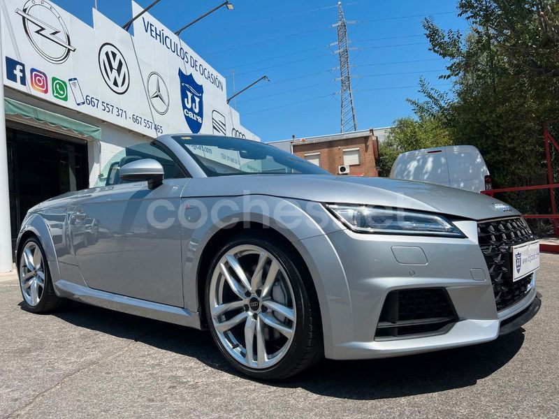 Gris Usado 2019 Audi TT Roadster Advanced Plus Descapotable | 33.900 € (Precio justo) - Imagen 1/4