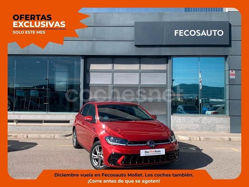 Rojo Usado 2022 VW Polo R-line Berlina | 20.890 € (Precio justo) - Imagen 1/4