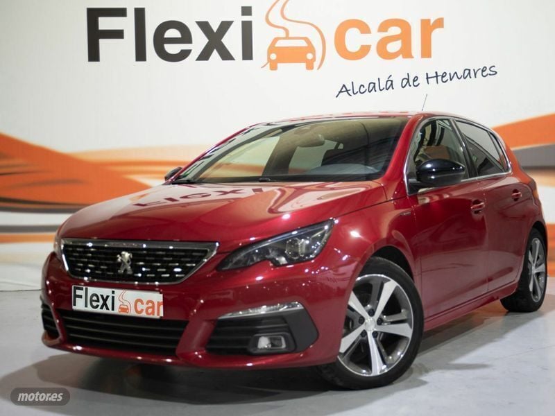 Usado Peugeot 308 GT-line 131 CV (96 kW) 2019 Rojo Utilitario