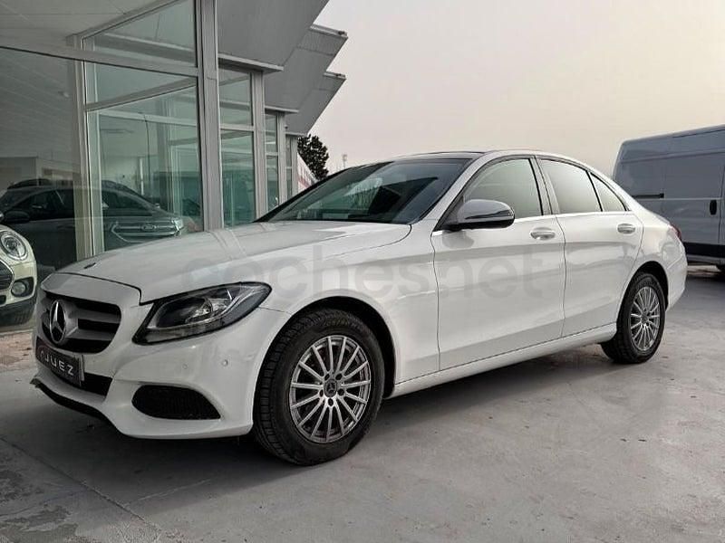 Usado Mercedes C200 136 CV (100 kW) 2016 Blanco Berlina