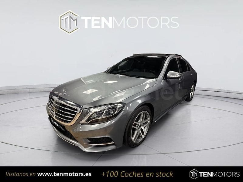 Usado Mercedes S350 258 CV (189 kW) 2017 Gris / plata Berlina