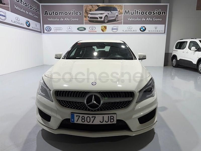 Usado Mercedes CLA220 AMG line 177 CV (130 kW) 2015 Blanco Berlina