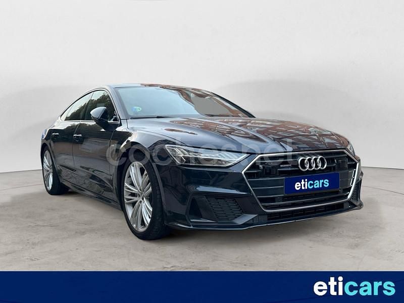 Usado Audi A7 Ambiente 286 CV (210 kW) 2019 Azul Berlina