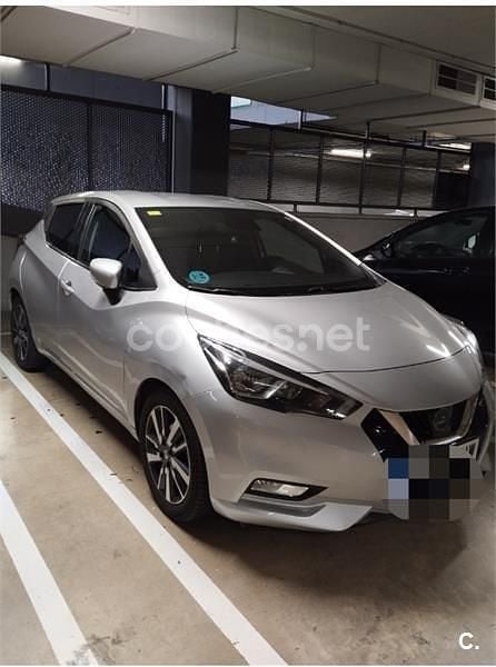Gris / plata Usado 2018 Nissan Micra Acenta Berlina | 9750 € (Buen precio) - Imagen 1/4