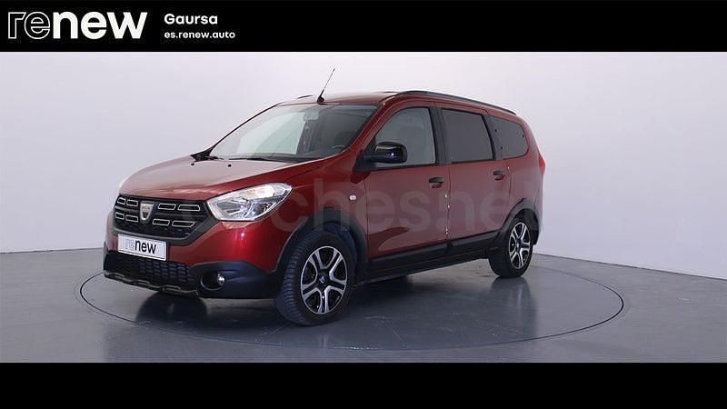 Rojo Usado 2021 Dacia Lodgy Monovolumen | 14.900 € (Precio justo) - Imagen 1/4
