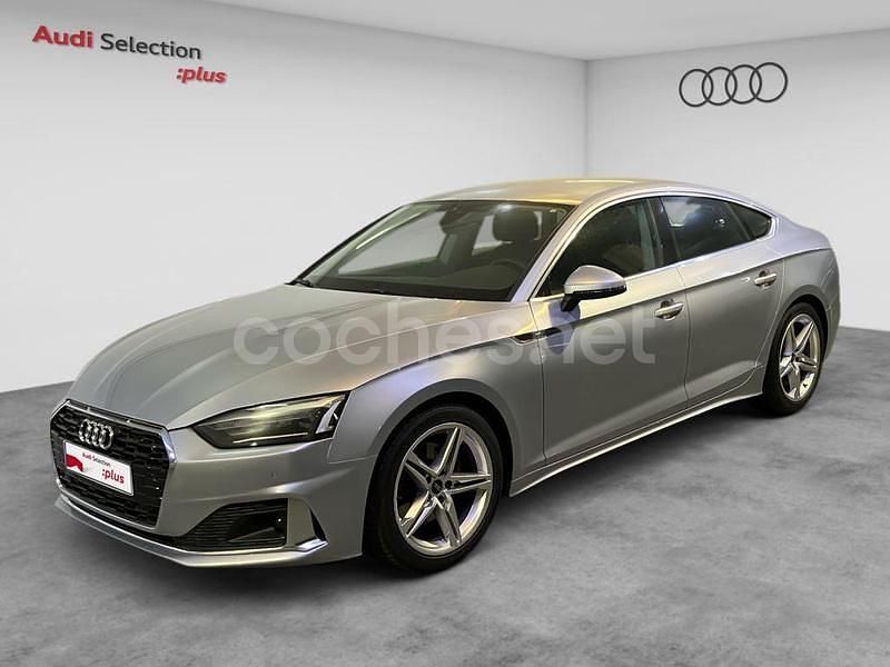 Gris / plata Usado 2022 Audi A5 Sportback Advanced Plus Berlina | 37.990 € (Un poco caro) - Imagen 1/4