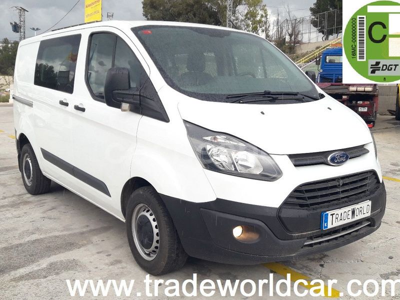 Blanco Usado 2017 Ford Transit Custom Limited Monovolumen | 16.499 € (Buen precio) - Imagen 1/4