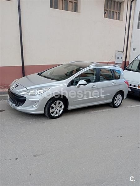 Usado Peugeot 308 SW Sport 110 CV (80 kW) 2010 Gris / plata Familiar