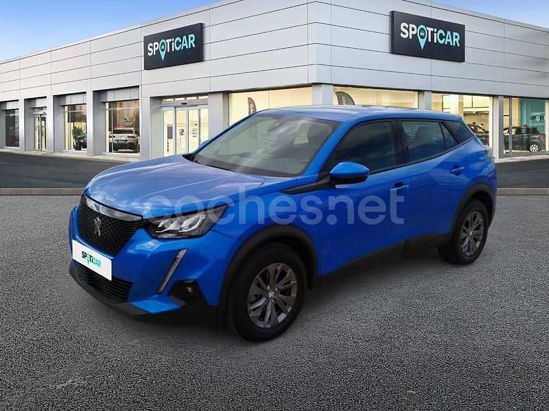 Azul Usado 2020 Peugeot 2008 Active SUV | 15.900 € (Caro) - Imagen 1/4