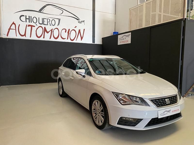 Usado Seat Leon XCELLENCE 130 CV (95 kW) 2019 Blanco Familiar