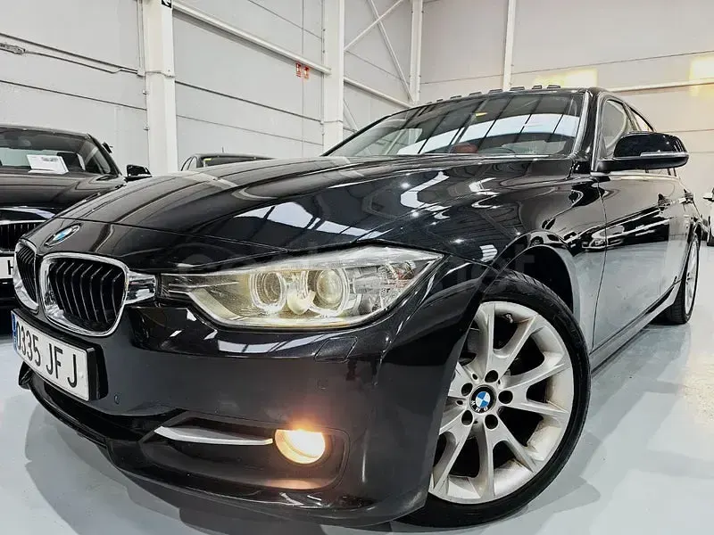 Usado BMW 320 Efficient Dynamics 190 CV (139 kW) 2015 Negro Berlina