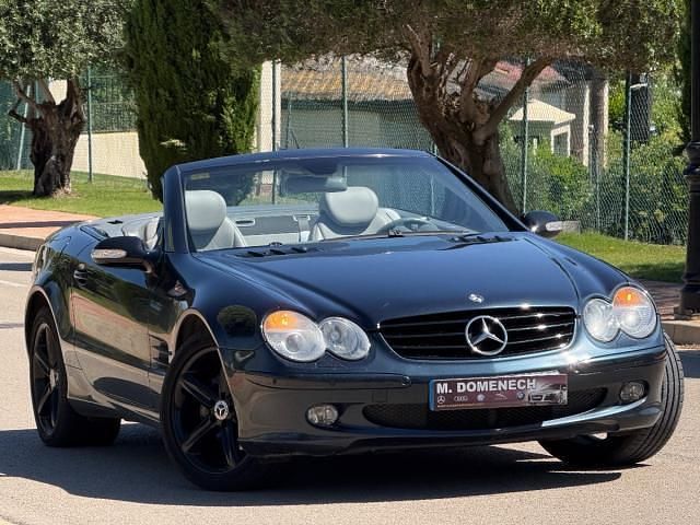 Negro Usado 2003 Mercedes SL350 Coupe | 20.900 € (Precio justo) - Imagen 1/4