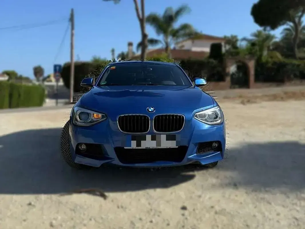 Usado BMW 118 150 CV (110 kW) 2015 Azul Utilitario