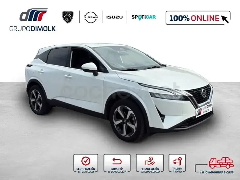 Usado Nissan Qashqai N-Connecta 158 CV (116 kW) 2022 Blanco SUV