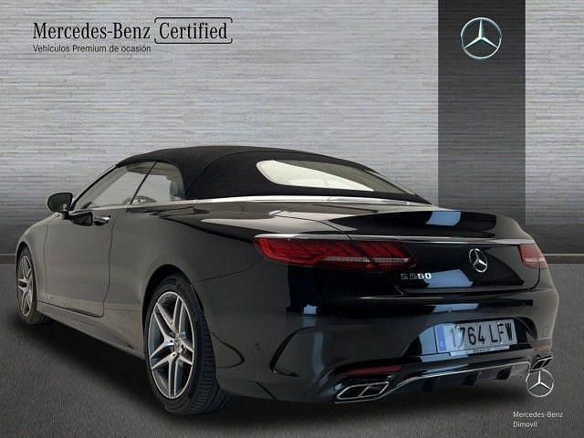 Usado Mercedes S560 AMG line 469 CV (344 kW) 2019 Negro obsidiana Berlina