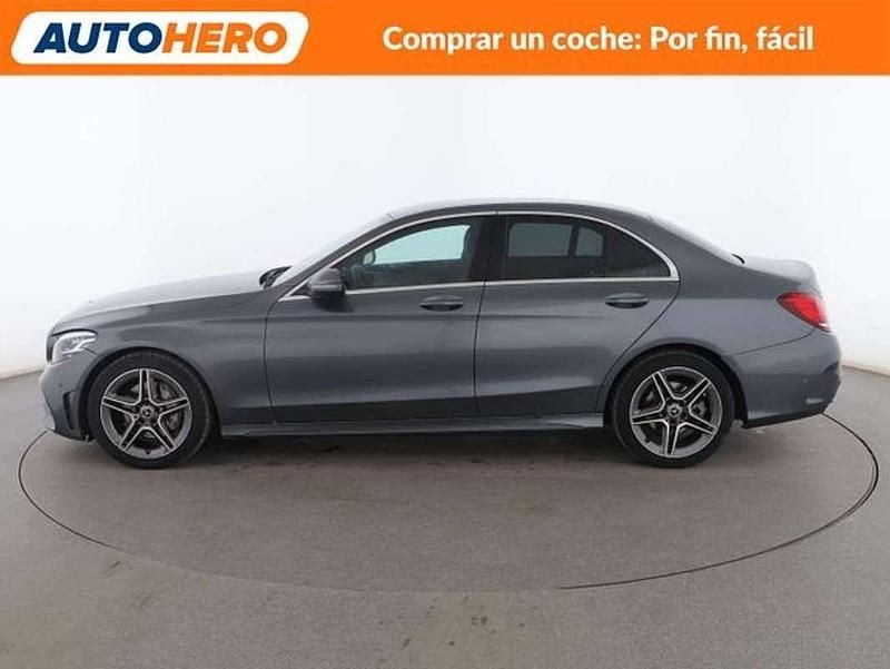 Usado Mercedes C200 AMG line 186 CV (136 kW) 2019 Gris Berlina