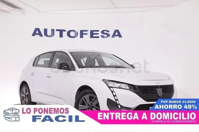 Usado Peugeot 308 Active 130 CV (95 kW) 2024 Blanco Berlina