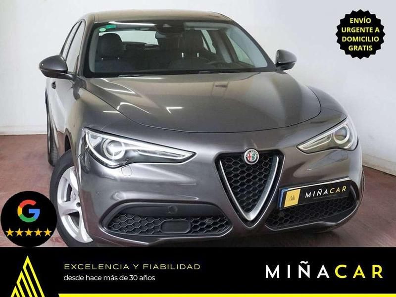 Gris Usado 2019 Alfa Romeo Stelvio SUV | 19.305 € (Precio justo) - Imagen 1/4