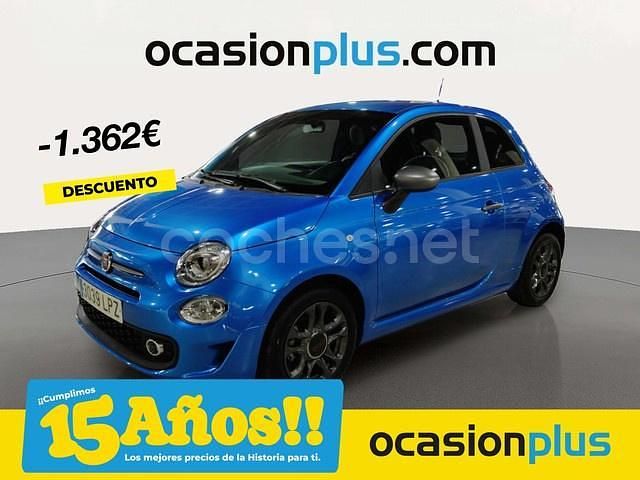 Azul Usado 2021 Fiat 500S S Berlina | 14.990 € (Caro) - Imagen 1/4