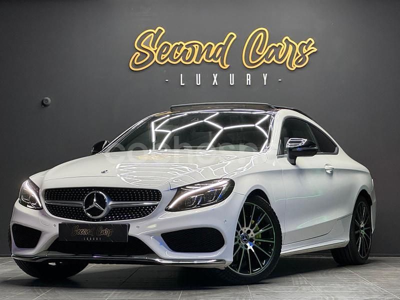 Blanco Usado 2017 Mercedes C220 Coupe | 26.990 € (Un poco caro) - Imagen 1/4