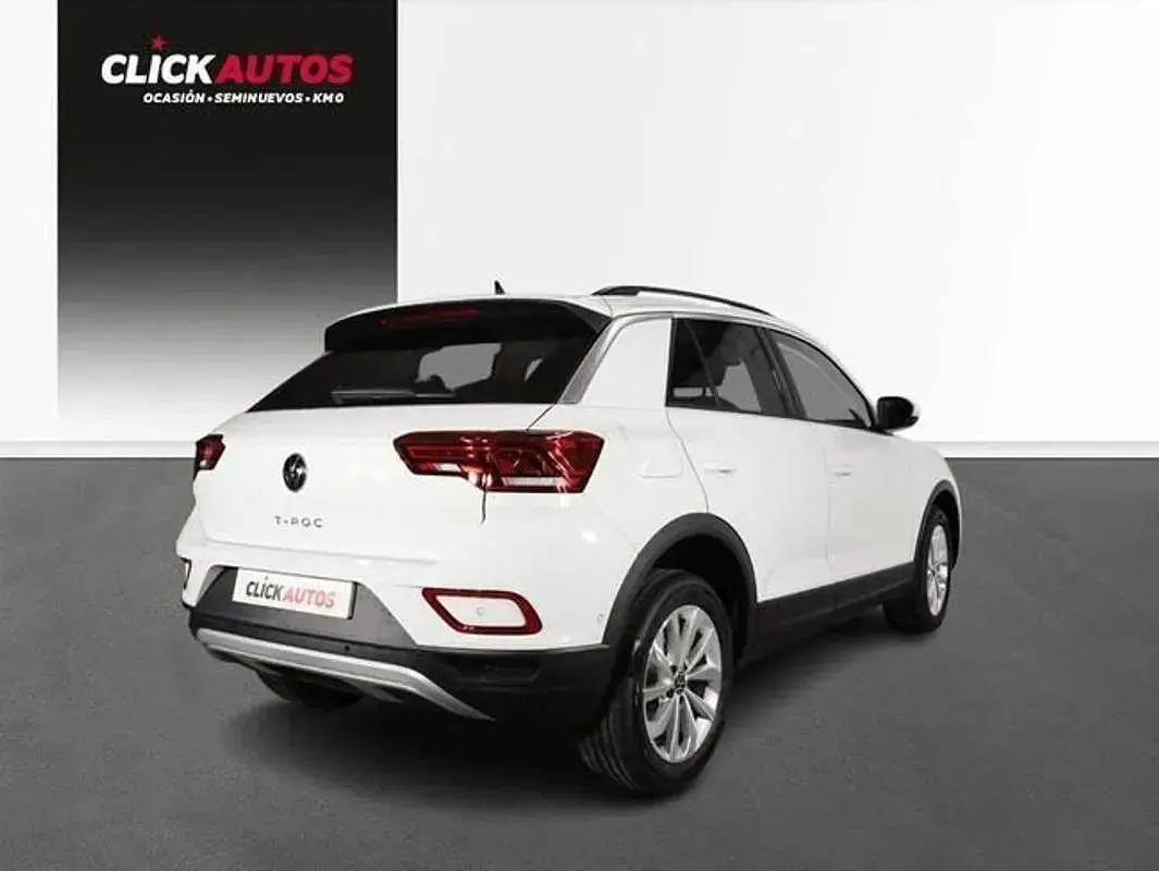 Usado VW T-Roc Life 110 CV (80 kW) 2023 Blanco SUV