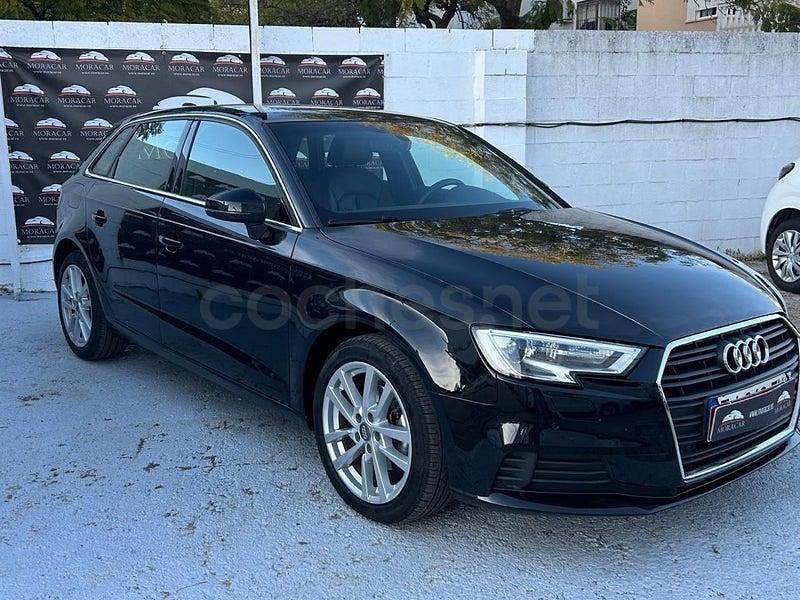 Usado Audi A3 116 CV (85 kW) 2019 Negro Berlina