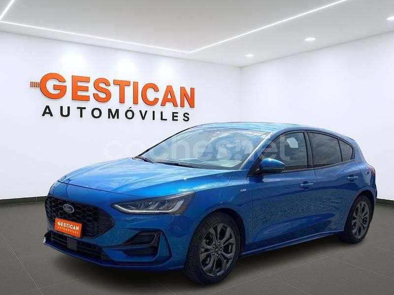 Azul Usado 2023 Ford Focus ST-Line X Berlina | 16.990 € (Buen precio) - Imagen 1/4