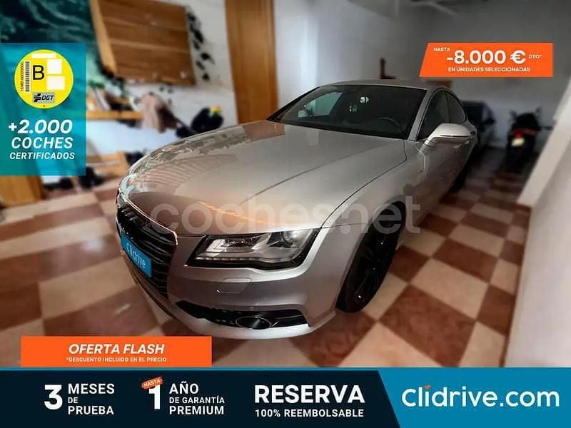 Usado Audi A7 Sportback Premium 245 CV (180 kW) 2014 Gris / plata Utilitario