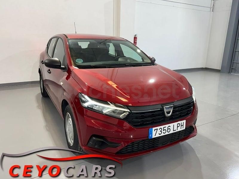 Rojo Usado 2021 Dacia Sandero Acces Berlina | 8990 € (Super precio) - Imagen 1/4