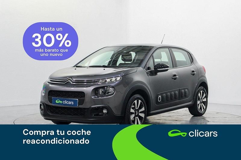 Gris / plata Usado 2019 Citroën C3 Feel Utilitario | 9490 € (Precio justo) - Imagen 1/4