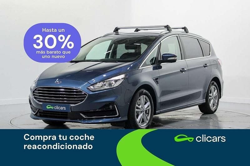 Azul Usado 2020 Ford S-MAX Titanium Monovolumen | 22.090 € (Precio justo) - Imagen 1/4