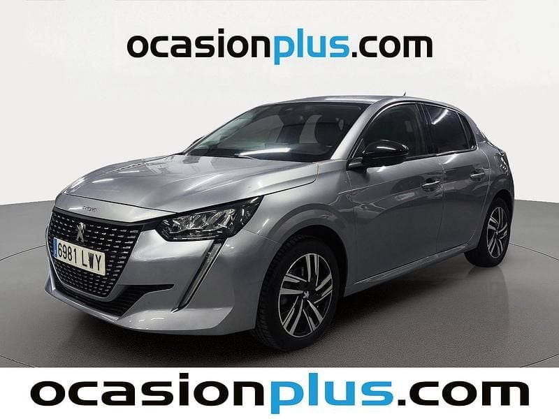 Usado Peugeot 208 Allure 102 CV (75 kW) 2022 Gris Utilitario
