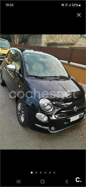 Usado Fiat 500 Mirror 69 CV (50 kW) 2017 Negro Berlina
