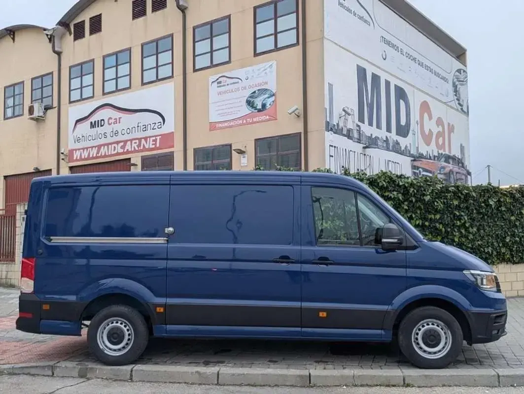 Usado VW Crafter 102 CV (75 kW) 2019 Azul Van