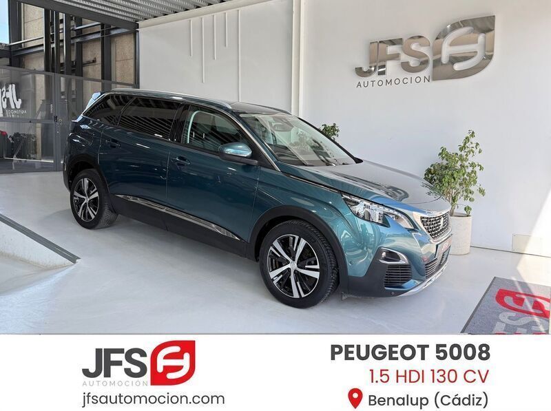 Azul Usado 2018 Peugeot 5008 Monovolumen | 17.900 € (Un poco caro) - Imagen 1/4