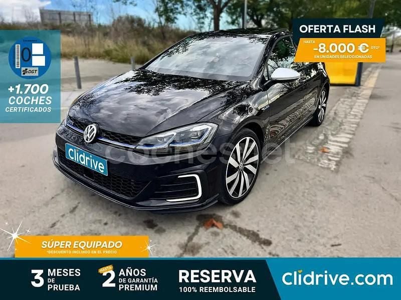Usado VW Golf VII GTE 204 CV (150 kW) 2018 Negro Berlina