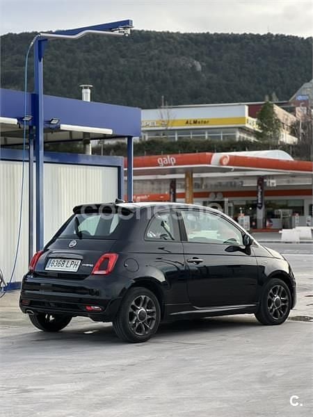 Usado Fiat 500 Sport 70 CV (51 kW) 2021 Negro Berlina