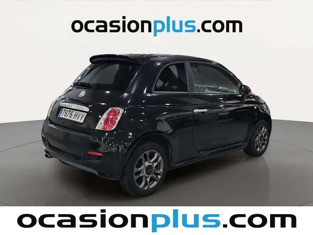 Usado Fiat 500 S 69 CV (50 kW) 2014 Negro Utilitario