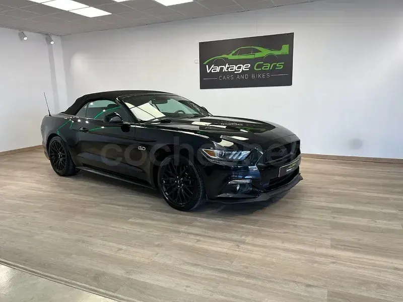 Usado Ford Mustang GT Convertible 419 CV (308 kW) 2016 Negro Descapotable