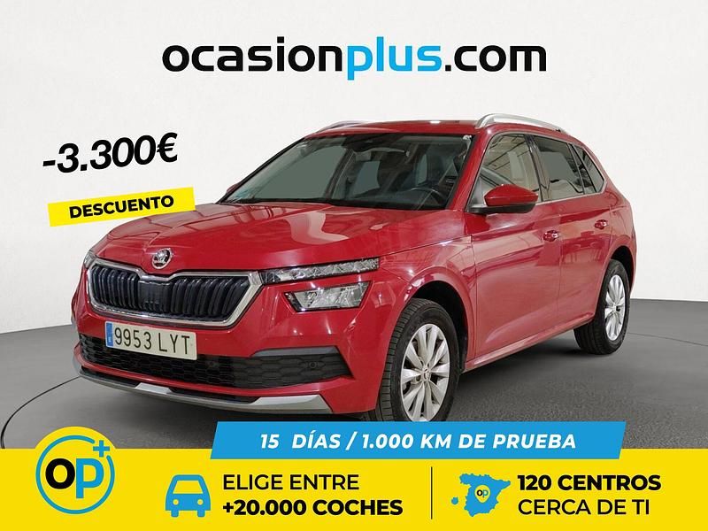 Rojo Usado 2022 Skoda Kamiq SUV | 16.290 € (Precio justo) - Imagen 1/3